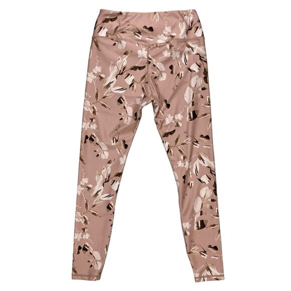 Anthropologie All Fenix Leggings Sz M Pink High Rise Active Sporty Yoga Pull On - Picture 5 of 14